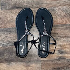 Black sandals